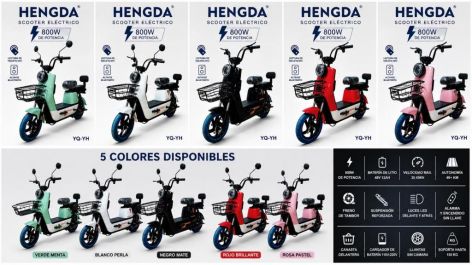 MOTO ELETRICA HENGDA Bluetooth /NFC YQ-YH 