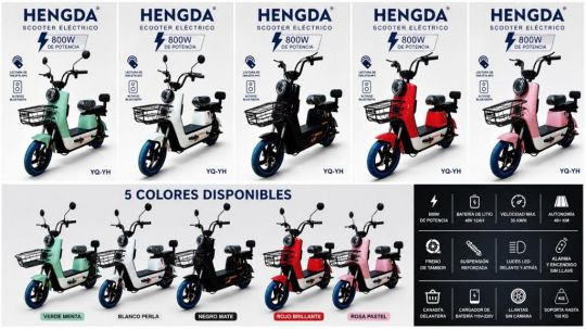 MOTO ELETRICA HENGDA Bluetooth /NFC YQ-YH 