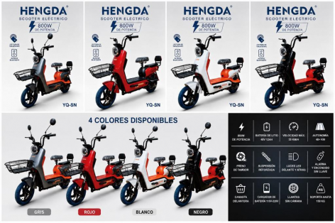 MOTO ELETRICA HENGDA Bluetooth /NFC YQ-SN