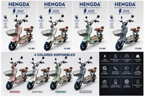 MOTO ELETRICA HENGDA Bluetooth /NFC YQ-MK