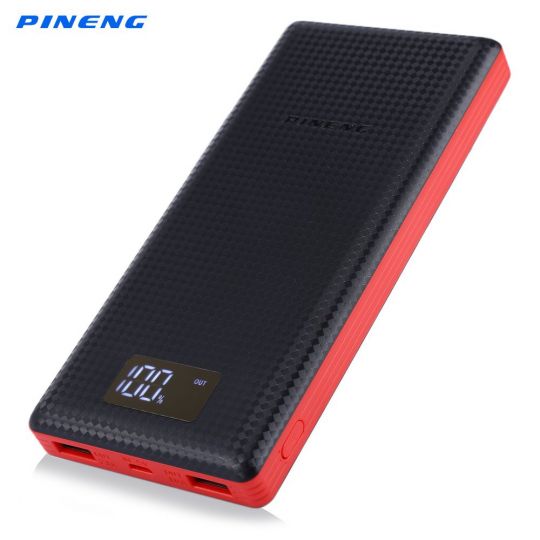 Original PINENG PN-969 de Carregamento Duplo USB 6000 mAh Portatil Power Bank Carregador de Bateria